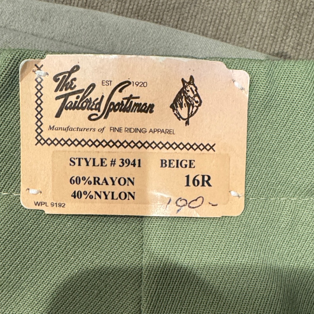 The Tailored Sportsman Beige Riding Breeches